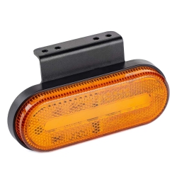 Lampa obrysowa pomarańczowa owalna